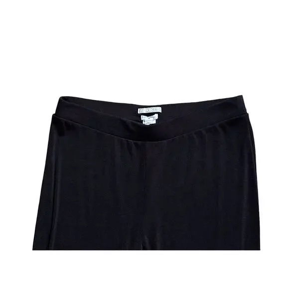 Dana Buchman Travel Anywhere Womens Medium Black Pull On Cropped Pants Stretch - Picture 3 of 4